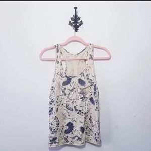 Ladies Wilfred Free Racerback Tank top, Size US Small , Floral print